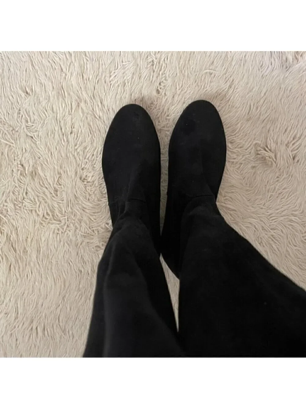 Stuart Weitzman Black Lowland Suede Thigh High Boots - 5, 💯 AUTHENTIC!